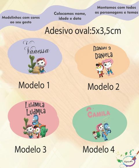 Adesivo Oval-sheriff Calie do Oeste