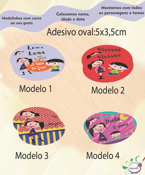 Adesivo Oval-show da Luna