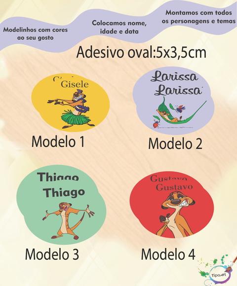 Adesivo Oval-timão