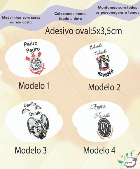 Adesivo Oval-time