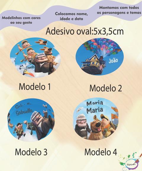 Adesivo Oval-up Altas Aventuras