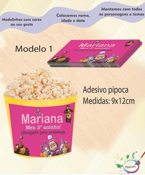 Adesivo p/ Balde Pipoca