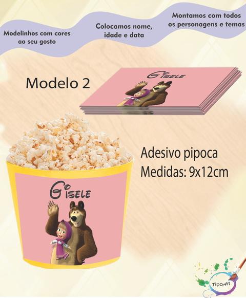 Adesivo p/ Balde Pipoca