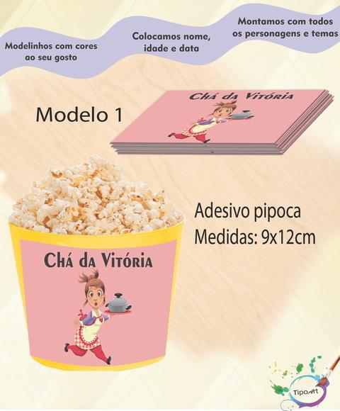 Adesivo p/ Balde Pipoca-chá de Panela