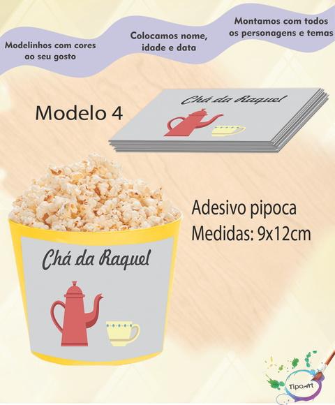 Adesivo p/ Balde Pipoca-chá de Panela