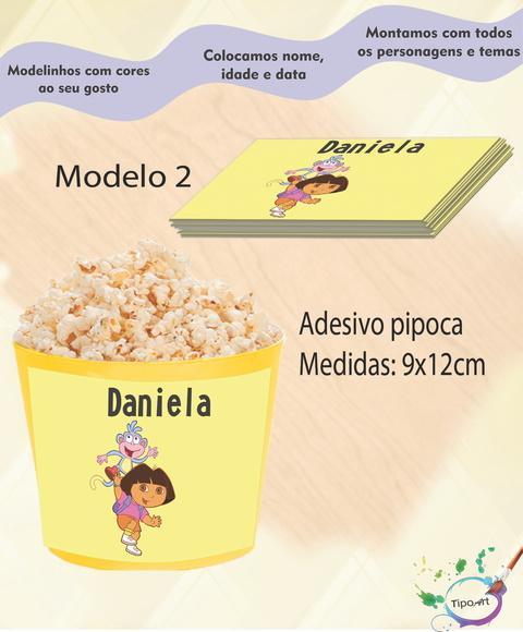 Adesivo p/ Balde Pipoca-dora