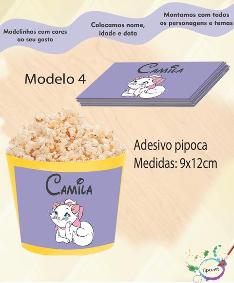 Adesivo p/ Balde Pipoca-marie