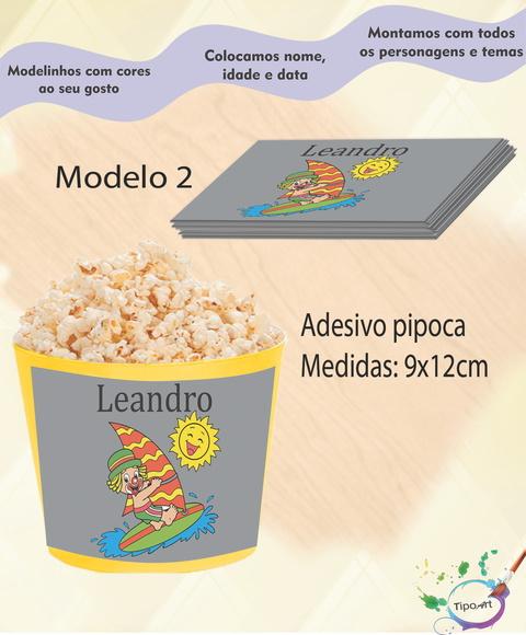 Adesivo p/ Balde Pipoca-patatí Patatá