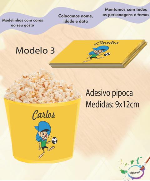 Adesivo P/balde de Pipoca-ligeirinho