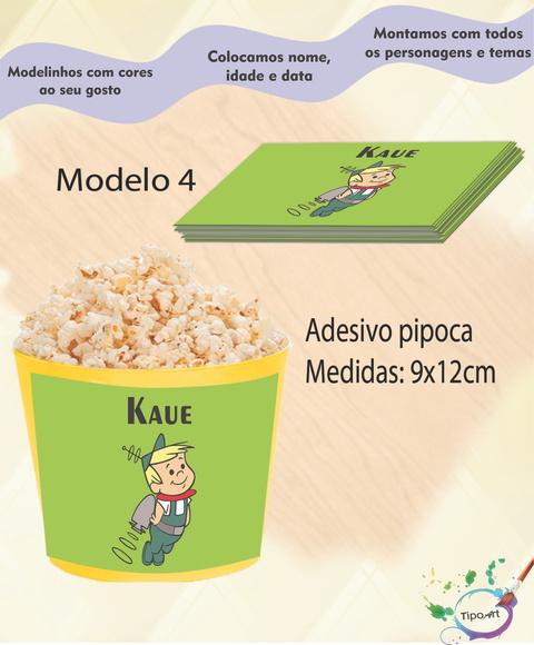 Adesivo P/balde de Pipoca-jetson