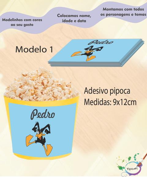 Adesivo P/balde de Pipoca-patolino