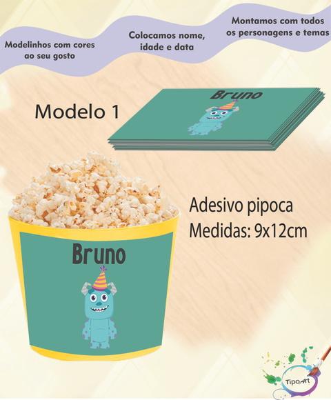 Adesivo P/balde de Pipoca-sullivan
