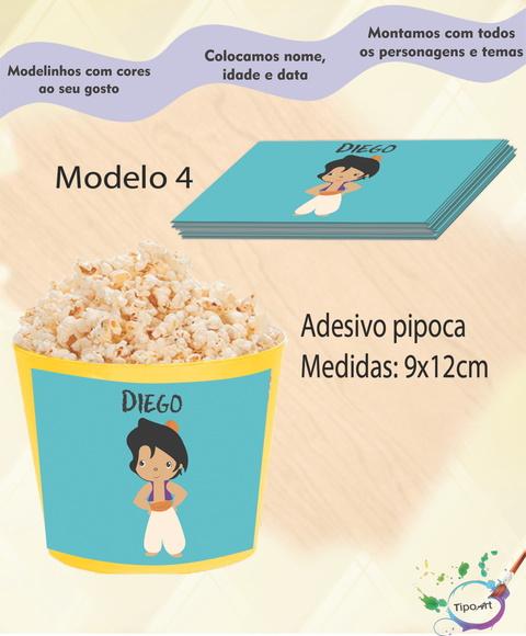 Adesivo P/balde Pipoca-aladin