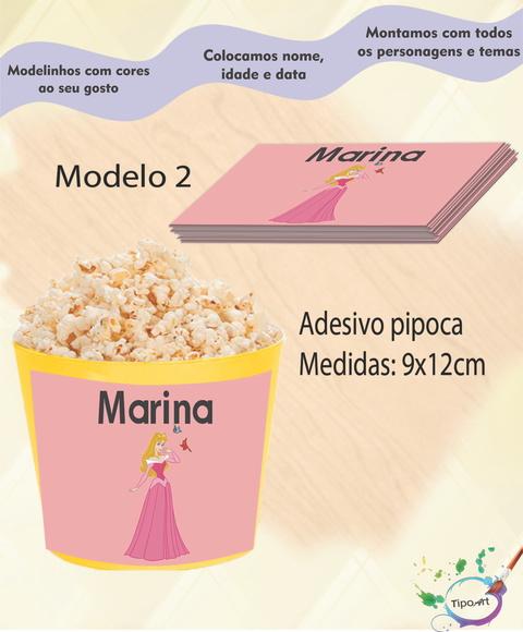 Adesivo P/balde Pipoca-aurora