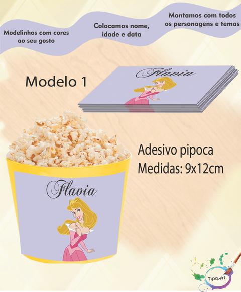 Adesivo P/balde Pipoca-aurora