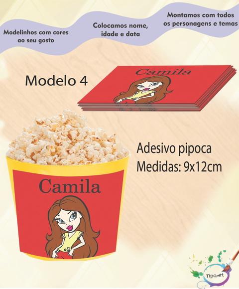 Adesivo P/balde Pipoca-bratz