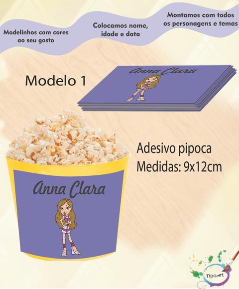 Adesivo P/balde Pipoca-bratz