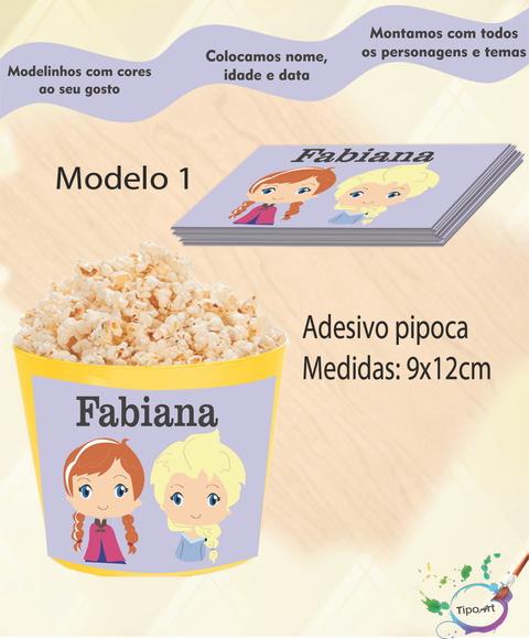 Adesivo P/balde Pipoca-frozen
