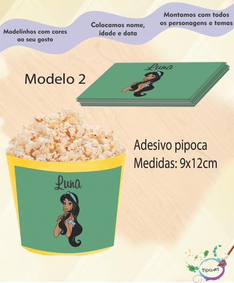 Adesivo P/balde Pipoca-jasmine