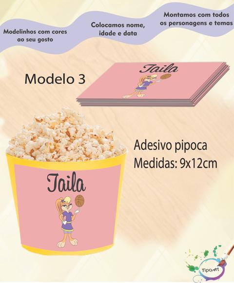 Adesivo P/balde Pipoca-lola