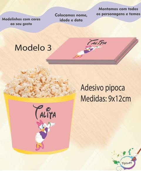 Adesivo P/balde Pipoca-margarida