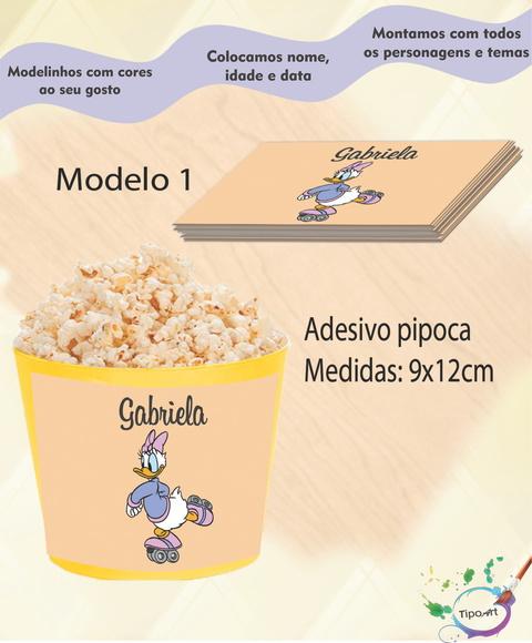 Adesivo P/balde Pipoca-margarida