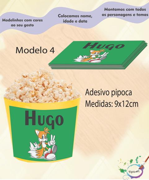 Adesivo P/balde Pipoca-mario Bros
