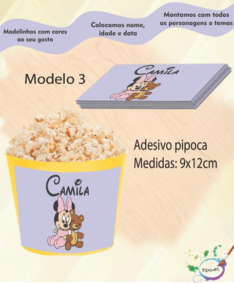 Adesivo P/balde Pipoca-mickey Baby