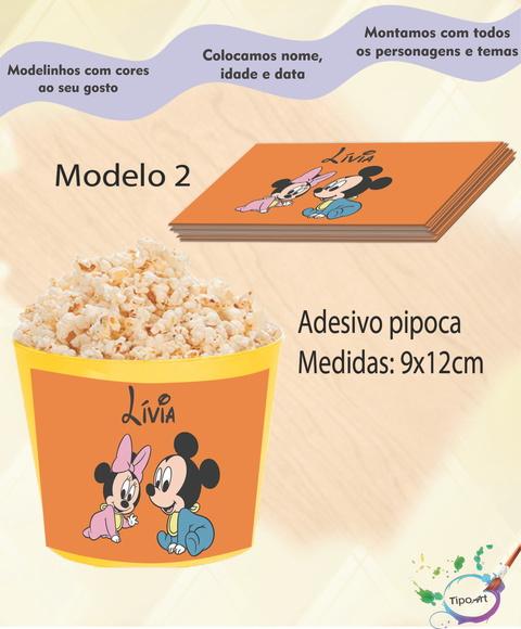 Adesivo P/balde Pipoca-mickey Baby