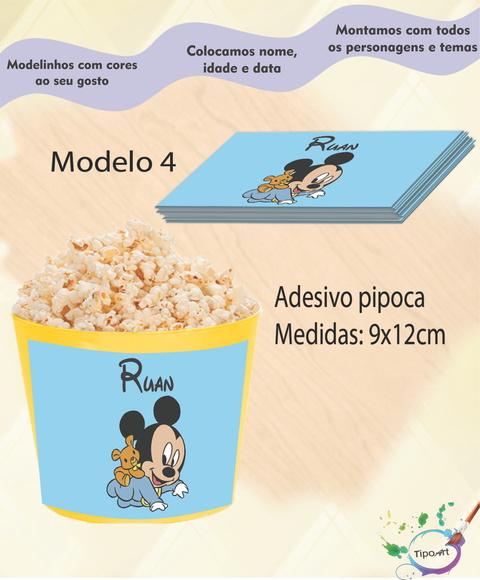 Adesivo P/balde Pipoca-mickey Baby