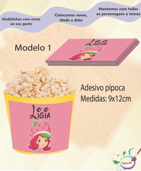 Adesivo P/balde Pipoca-moranguinho