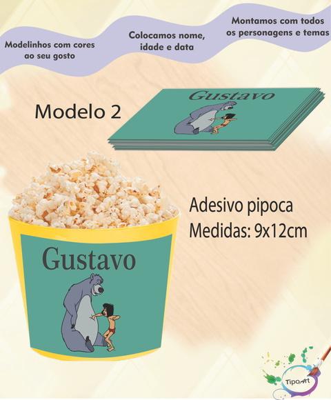Adesivo P/balde Pipoca-mogli