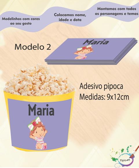 Adesivo P/balde Pipoca-moranguinho