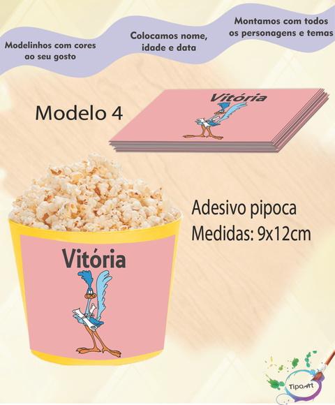 Adesivo P/balde Pipoca-papaleguas