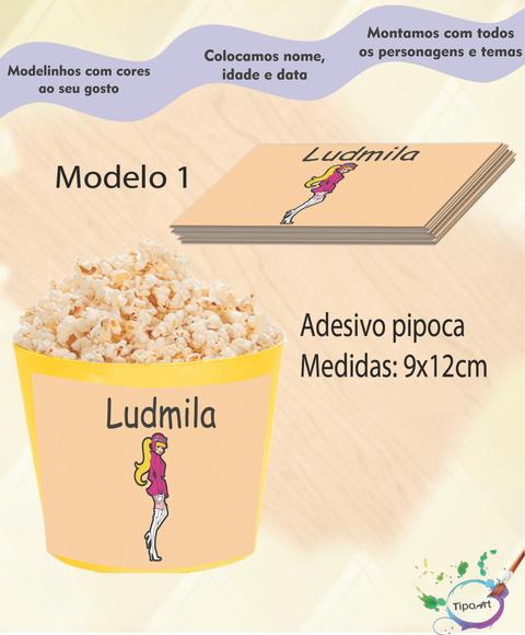 Adesivo P/balde Pipoca-penelope Charmosa