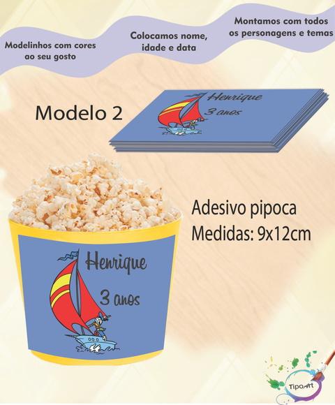 Adesivo P/balde Pipoca-pato Donald