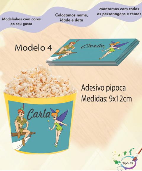 Adesivo P/balde Pipoca-peter Pan