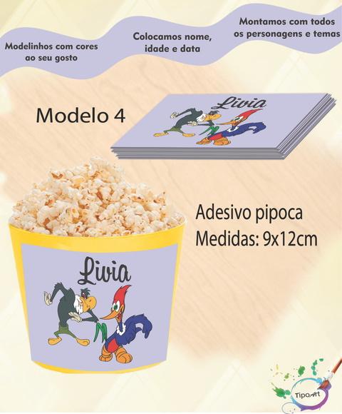 Adesivo P/balde Pipoca-pica Pau