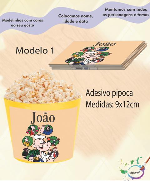 Adesivo P/balde Pipoca-popai