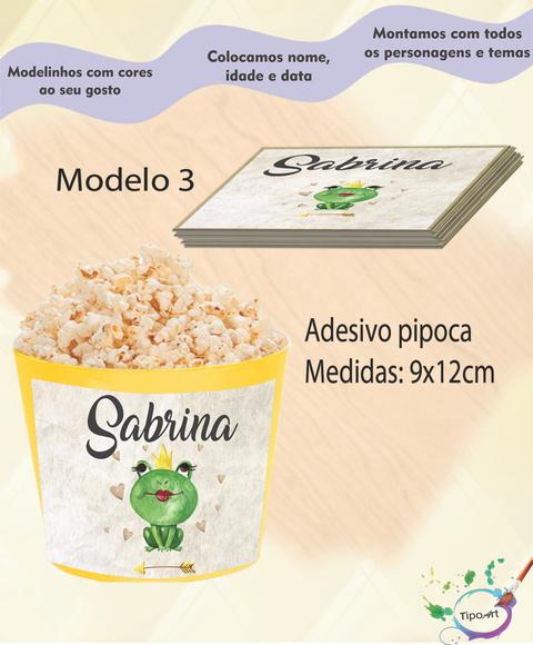 Adesivo P/balde Pipoca-sapo