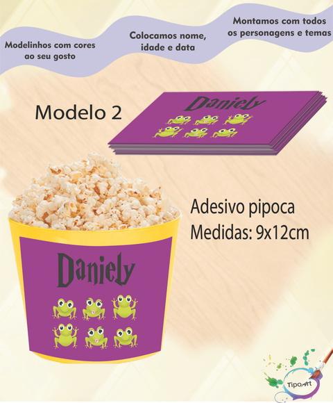 Adesivo P/balde Pipoca-sapo