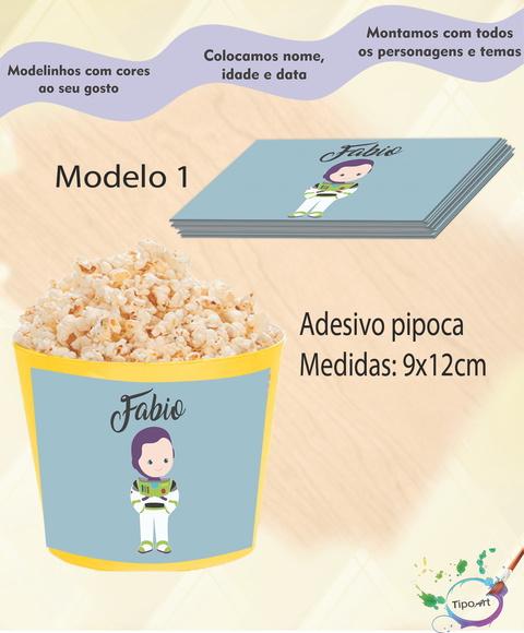 Adesivo para Balde de Pipoca-buzz Lighty