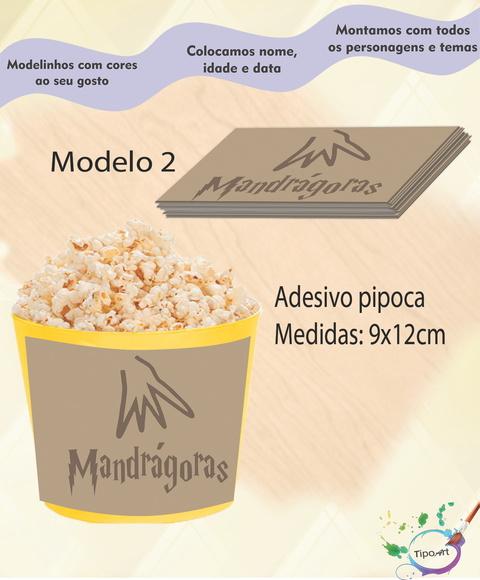 Adesivo para Balde Pipoca-harry Potter-2