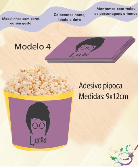 Adesivo para Balde Pipoca-harry Potter-2