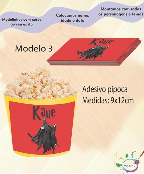 Adesivo para Balde Pipoca-harry Potter-2