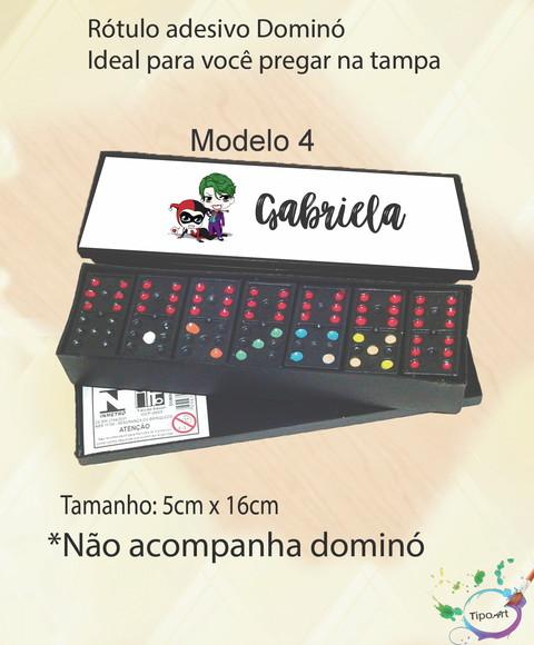Adesivo para Dominó - Arlequina