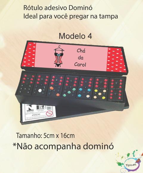 Adesivo para Dominó - Chá de Lingerie#1