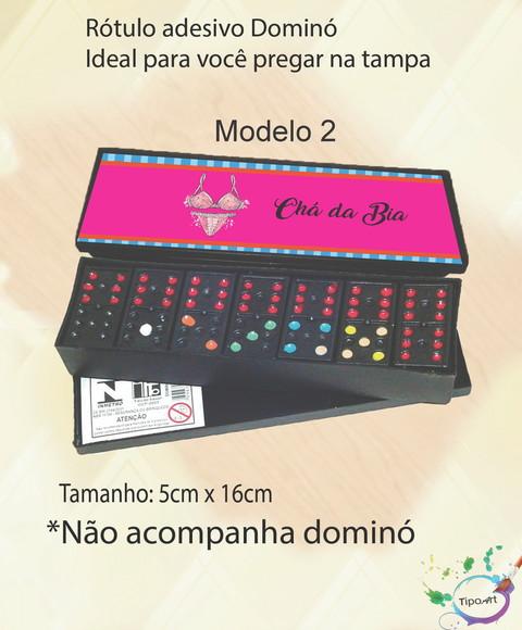 Adesivo para Dominó - Chá de Lingerie#1