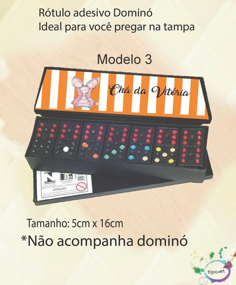 Adesivo para Dominó - Chá de Lingerie#1