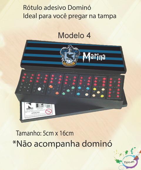 Adesivo para Dominó - Brasões Harry Potter